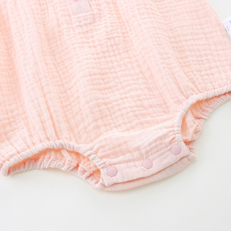New-bebepink "bebe Jumpsuits" Thin Pure Cotton