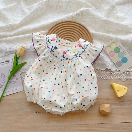 Summer-bebepink "bebe Triangle Jumpsuit" Cool Breathable Pure Cotton